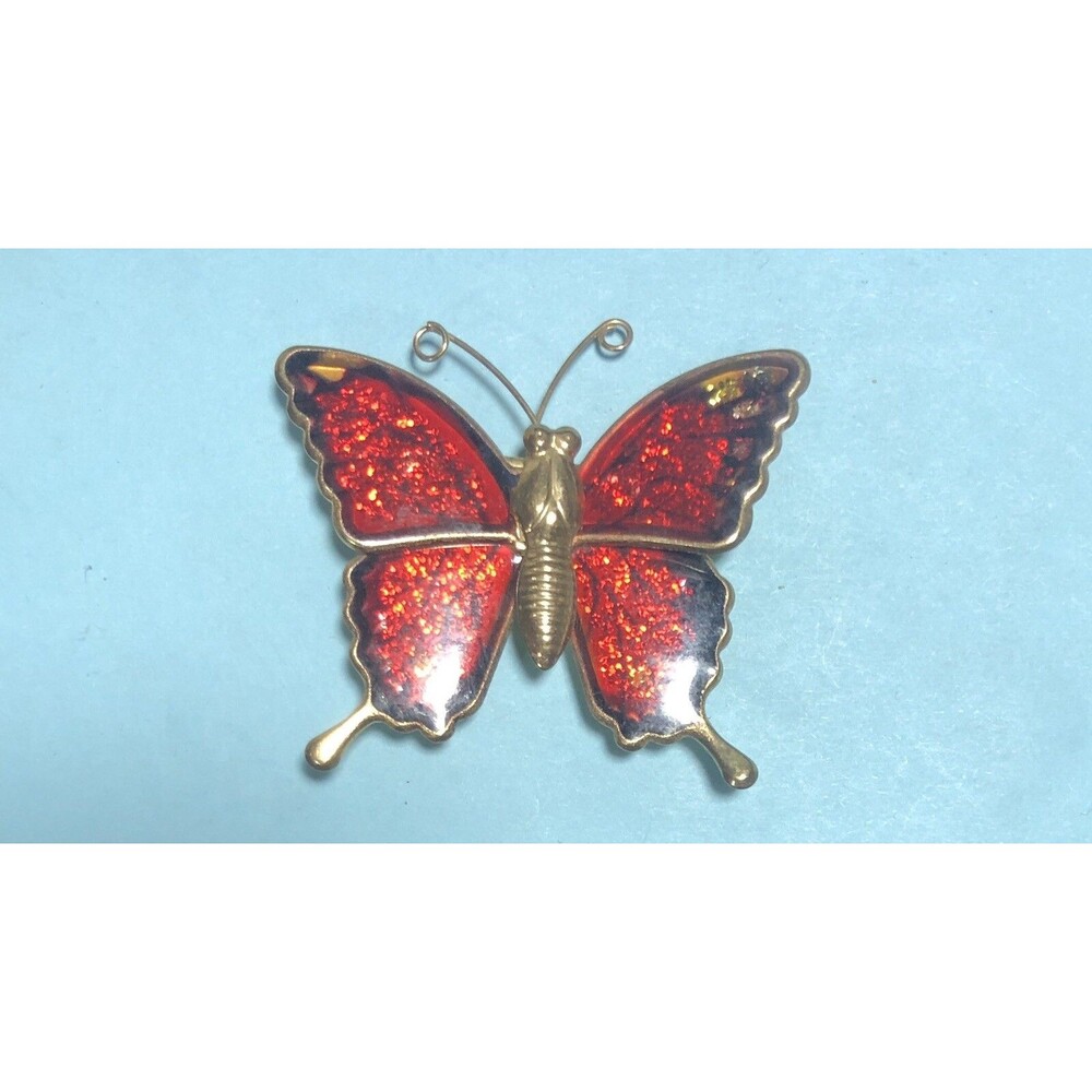 Butterfly -Collectible Enameled Refrigerator Magnet